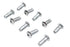 Colony Allen Button Head Screws Chrome 3/8 inch X 1 inch - 37-8740
