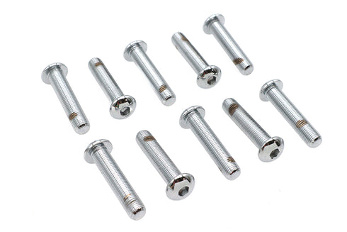 Colony Allen Button Head Screws Chrome 3/8 inch X 1-3/4 inch - 37-8743