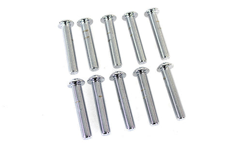 Colony Allen Button Head Screws Chrome 3/8 inch X 2 inch - 37-8744