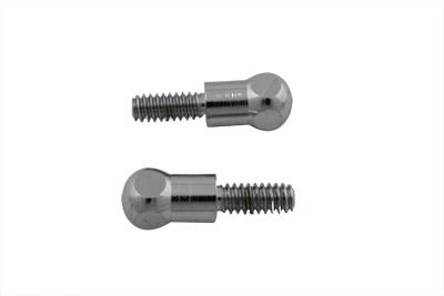 V-Twin Chrome Brake Handle Screw Set Dome - 37-8775