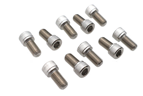 V-Twin 1/4 inch-28 x 1/2 inch Socket Cap Screw Stainless Steel - 37-8813