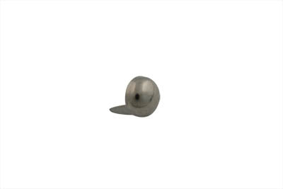 Standard Rivet 3/8 inch Round Saddlebag Spot Nickel - 37-8843