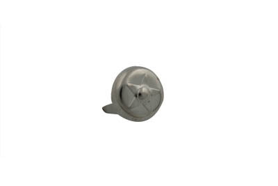 Standard Rivet 1/2 inch Spot-Star Saddlebag Spots Nickel - 37-8853
