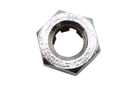 V-Twin Front Axle Nut Chrome - 37-8865