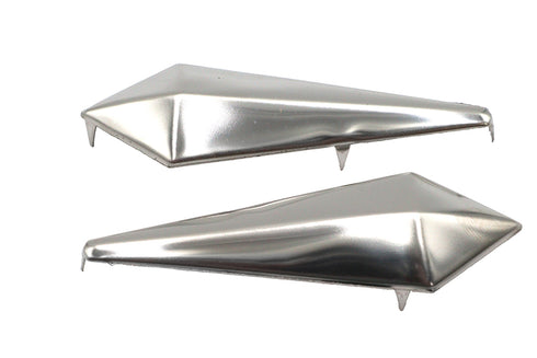 V-Twin Spear Saddlebag Spots Nickel - 37-8871