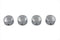 V-Twin Head Bolt Cover Set Dome Chrome - 37-8897