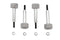 V-Twin Carburetor Float bowl Screw Set - 37-8901