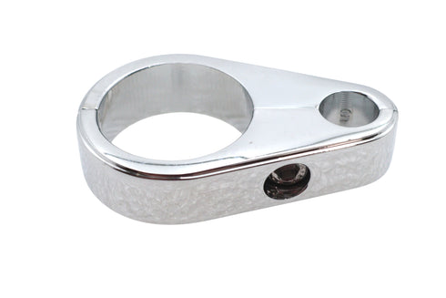 V-Twin Chrome Clutch Cable Clamp 1-1/8 inch - 37-8915