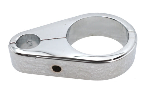 V-Twin Chrome Clutch Cable Clamp 1-1/8 inch - 37-8915