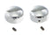 V-Twin 3/8 inch Socket Bolt Cover Set Chrome - 37-8925