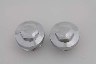 V-Twin Primary Cover Cap Set Chrome - 37-8999