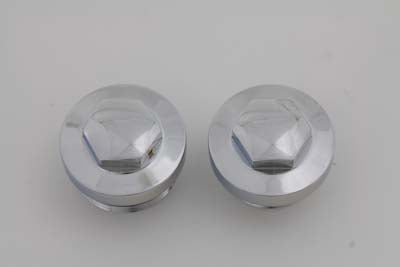 V-Twin Primary Cover Cap Set Chrome - 37-8999