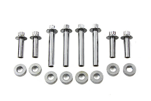 V-Twin Head Bolt Set Chrome - 37-9019