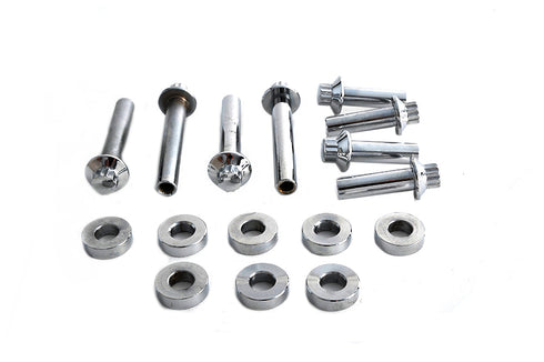 V-Twin Head Bolt Set Chrome - 37-9019