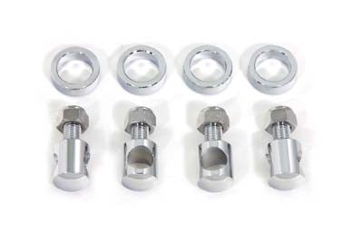 V-Twin Chrome Eye Bolt Set - 37-9024
