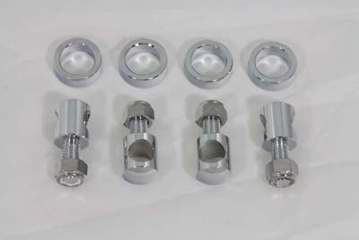 V-Twin Chrome Eye Bolt Set - 37-9024