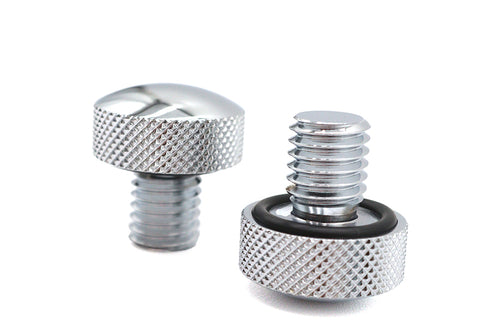 V-Twin Knurled Seat Tab Mount Knob Set - 37-9125