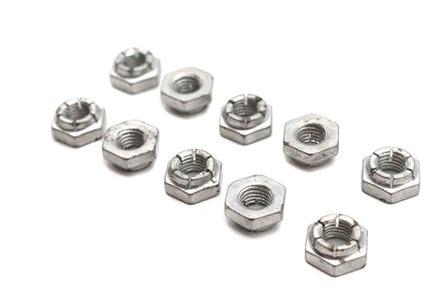 V-Twin Flexloc Nut 1/4 inch-28 Cadmium - 37-9145