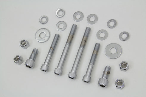 Gardner-Westcott Chrome Engine Mount Allen Screw Set - 37-9181