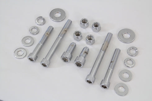 Gardner-Westcott Chrome Engine Case Allen Bolt Kit - 37-9191