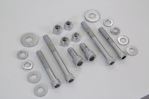 Gardner-Westcott Chrome Engine Case Allen Bolt Kit - 37-9191