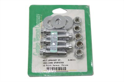 Gardner-Westcott Pulley Bolt Kit Chrome - 37-9254