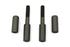V-Twin Black Phosphate Mirror Relocation Kit - 37-9397