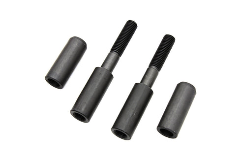 V-Twin Black Phosphate Mirror Relocation Kit - 37-9397