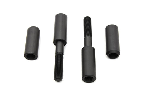 V-Twin Black Phosphate Mirror Relocation Kit - 37-9397