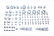 V-Twin Chrome Bolt Cap 74 Piece Cover Kit - 37-9533