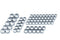V-Twin M8 Engine Bolt Cover Kit Chrome - 37-9546