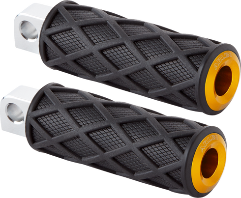 ARLEN NESS Diamond Foot Pegs - Male Mount - Gold 400-055
