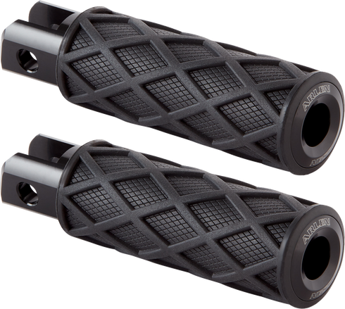 ARLEN NESS Diamond Foot Pegs - Driver - Black 400-051
