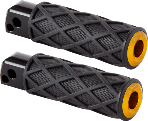 ARLEN NESS Diamond Foot Pegs - Passenger - Gold 400-059