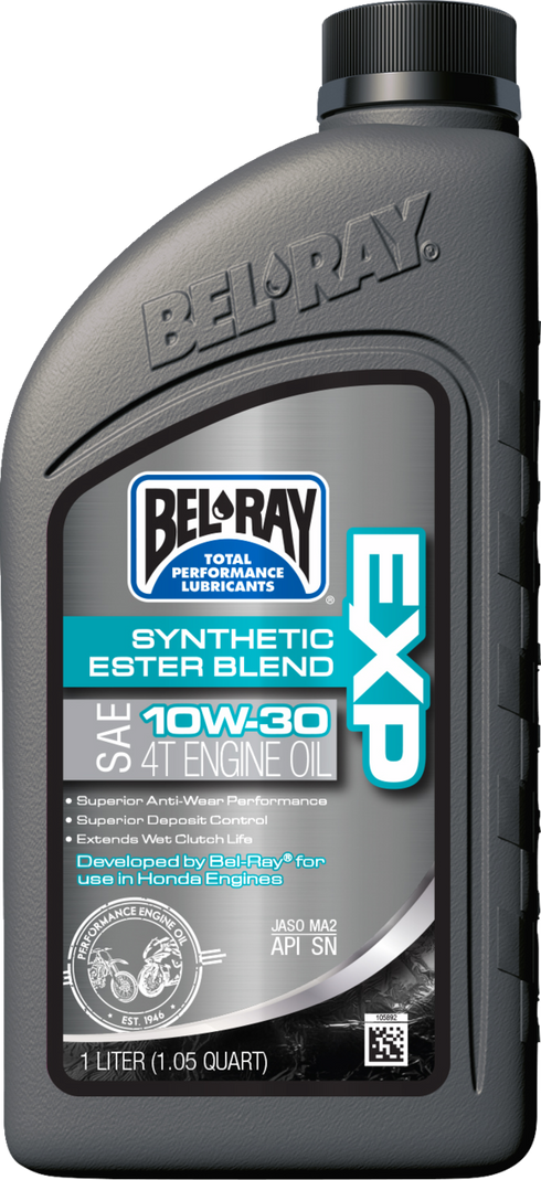 BEL-RAY EXP Synthetic Blend 4T Oil - 10W-30 - 1 L 300894150160