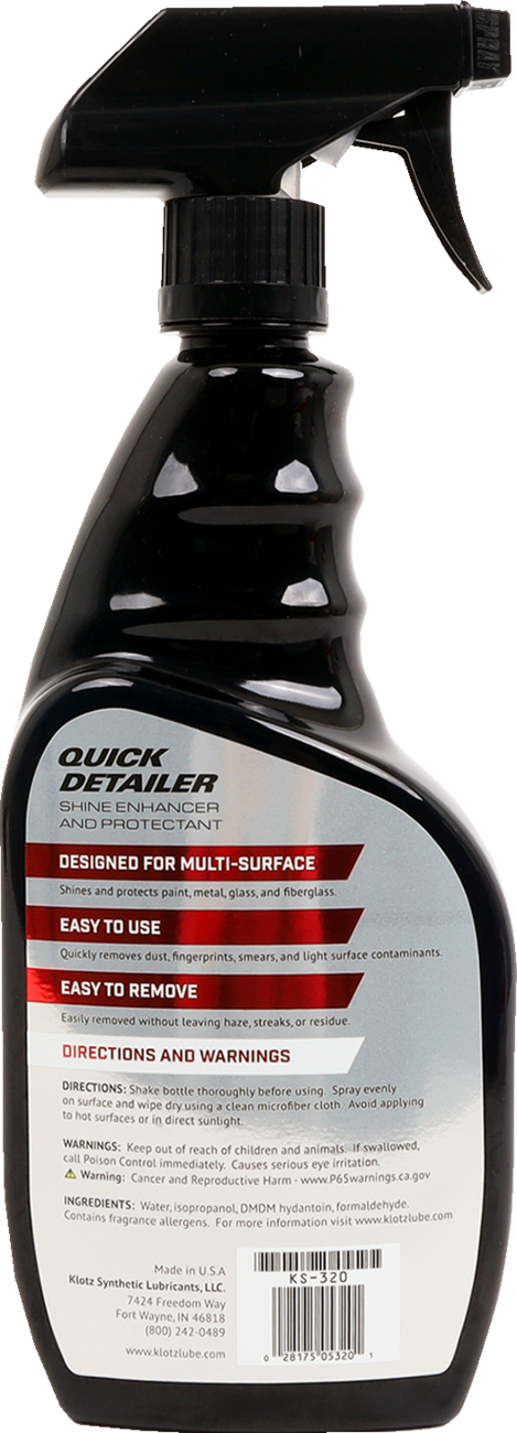 KLOTZ OIL Quick Detailer - 23 fl oz. KS-320