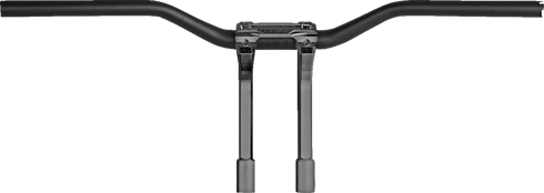 PERFORMANCE MACHINE (PM) Phatbar & Riser Kit - Internal Wiring - 9" - Black Ops 0208-2195M-SMB