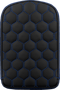 SADDLEMEN RoadSofa™ Sissy Bar Pad - Honeycomb - Blue Stitching 041149BLU