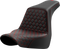 SADDLEMEN Step-Up Seat - Honeycomb - Red Stitching - FL/FX '18-'24 818-29-17704