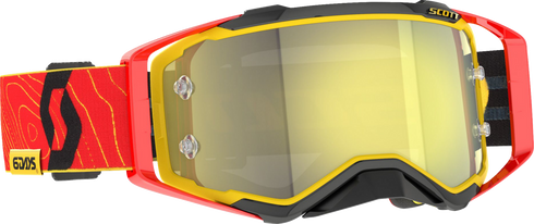 SCOTT Prospect Goggle - 6DAYS? Spain - Red/Yellow - Yellow Chrome Lens 423028-1648289