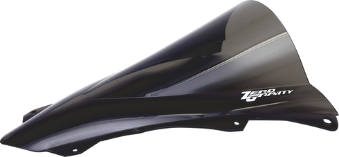 ZERO GRAVITY Double Bubble Windscreen - Dark Smoke - ZX-4RR 16-284-19