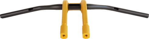 PERFORMANCE MACHINE (PM) Phatbar & Riser Kit - Internal Wiring - 9" - Gold Ops 0208-2195M-SMG
