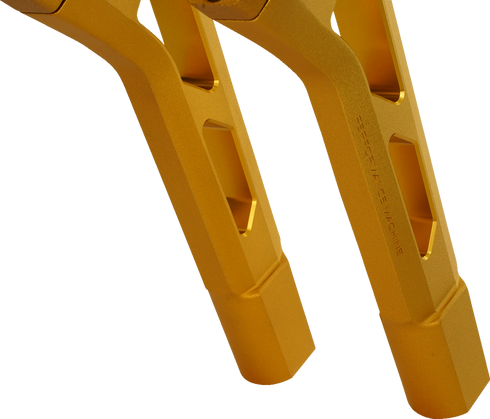 PERFORMANCE MACHINE (PM) Phatbar & Riser Kit - Internal Wiring - 9" - Gold Ops 0208-2195M-SMG