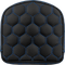 SADDLEMEN RoadSofa™ Sissy Bar Pad - Honeycomb - Blue Stitching 040849BLU
