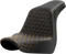 SADDLEMEN Step-Up Seat - Honeycomb - Gold Stitching - FL/FX '18-'24 818-29-17707