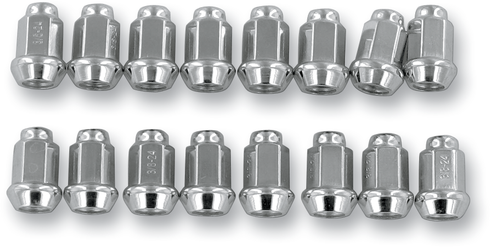 ITP Lug Nuts - 60? Tapered - Chrome - 3/8-24 - 16 Pack ALUG13BX