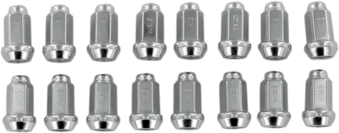 ITP Lug Nuts - 60° Tapered - Chrome - M10 x 1.50 - 16 Pack ALUG17BX
