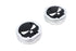 Wyatt Gatling Skull Style Vented and Non-Vented Gas Cap Set - 38-0020