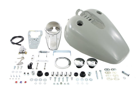 Wyatt Gatling Bobbed 3.2 Gallon Gas Tank Kit - 38-0067