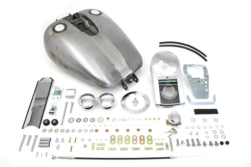 V-Twin Bobbed 4.0 Gallon Gas Tank Kit - 38-0178